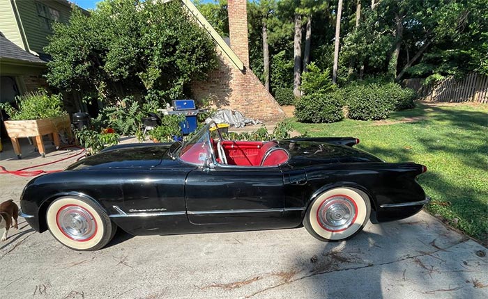 Corvettes for Sale: Black 1954 Corvette for Sale on Craigslist