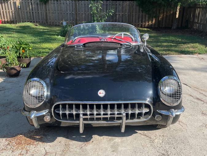 Corvettes for Sale: Black 1954 Corvette for Sale on Craigslist