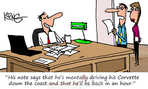 Saturday Morning Corvette Comic: A Corvette State of Mind