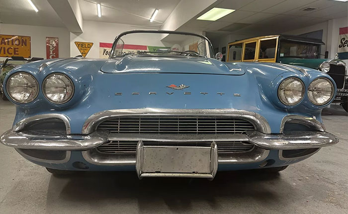 Corvettes for Sale: Jewel Blue 1961 Corvette on eBay