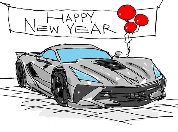 Happy New Year from your Friends at CorvetteBlogger.com!