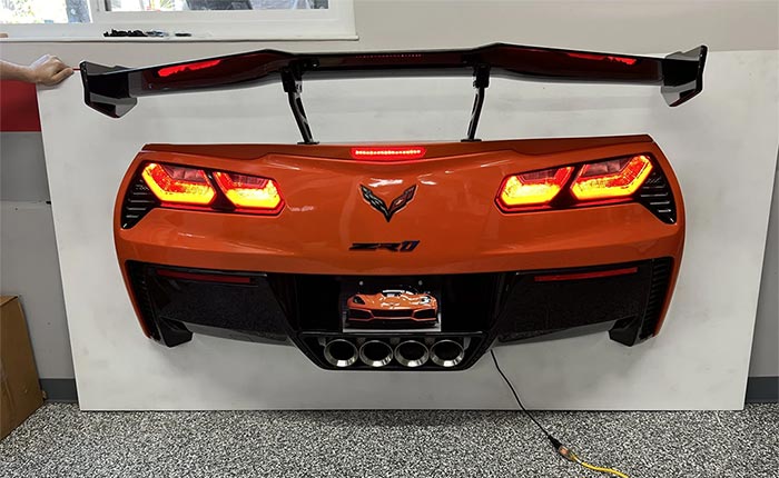 C7 Corvette ZR1 Wall Art Offered on Bring a Trailer