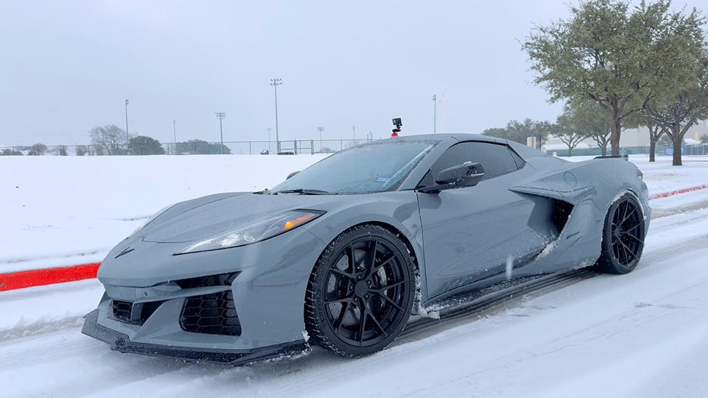 [VIDEO] Driving the AWD Corvette E-Ray in the Snow