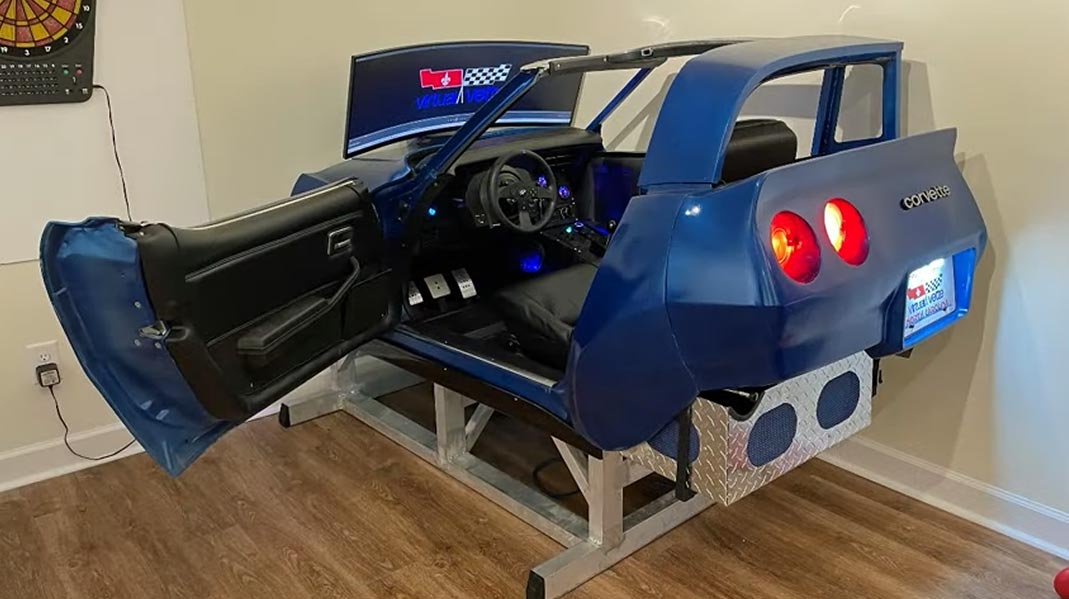[VIDEO] Turning a C3 Corvette Into an Indoor Racing Simulator