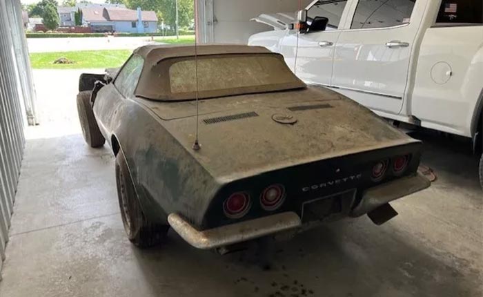 Corvettes for Sale: 1970 Corvette Sting Ray Convertible Fire Survivor on eBay
