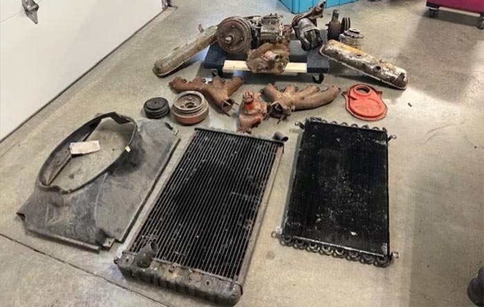 Corvettes for Sale: 1970 Corvette Sting Ray Convertible Fire Survivor on eBay