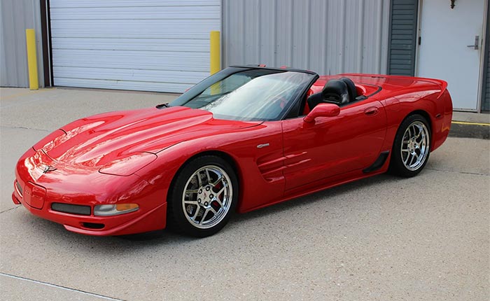 Corvettes for Sale: 34K-Mile Skunk Werkes 2001 Corvette Z06 Convertible Offered at No Reserve on BaT