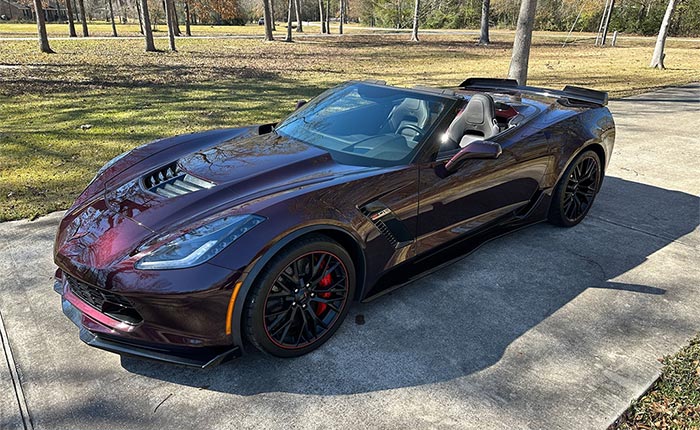 Corvettes à vendre : Corvette Z06 Cabriolet 2017 de 10 000 km avec transmission manuelle