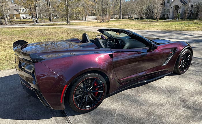 Corvettes à vendre : Corvette Z06 Cabriolet 2017 de 10 000 km avec transmission manuelle
