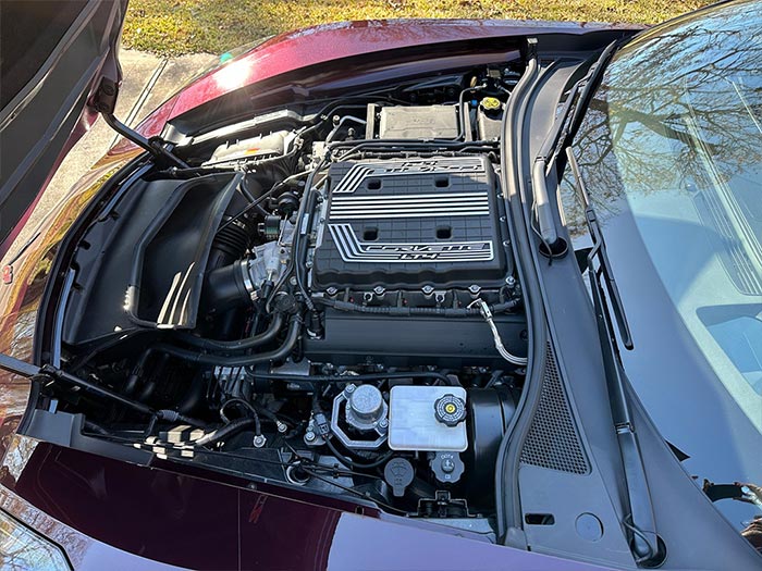 Corvettes à vendre : Corvette Z06 Cabriolet 2017 de 10 000 km avec transmission manuelle