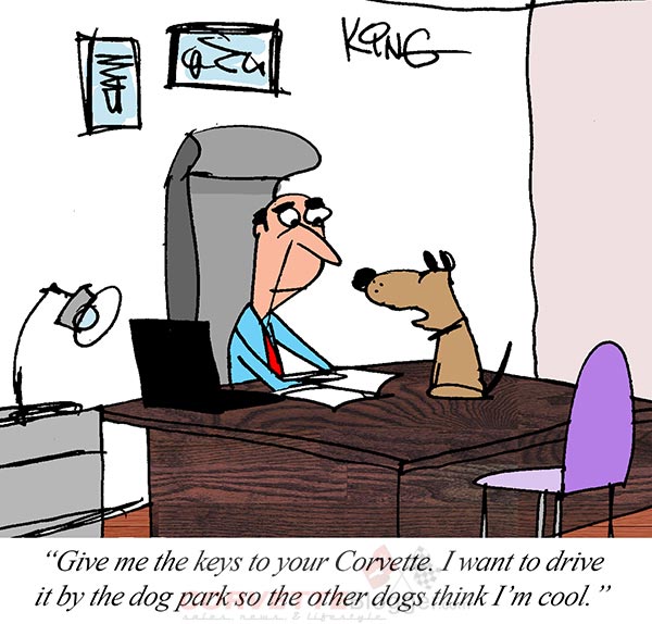 Saturday Morning Corvette Comic: A Corvette Makes Everything Cooler