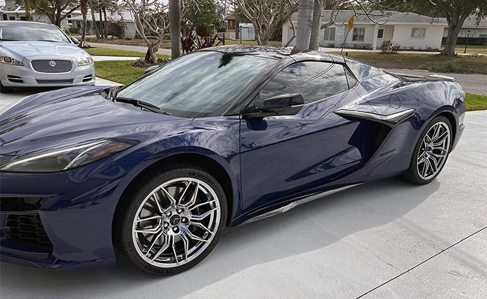 Corvette Z06 with PVD Chrome Spider Forged Wheels
