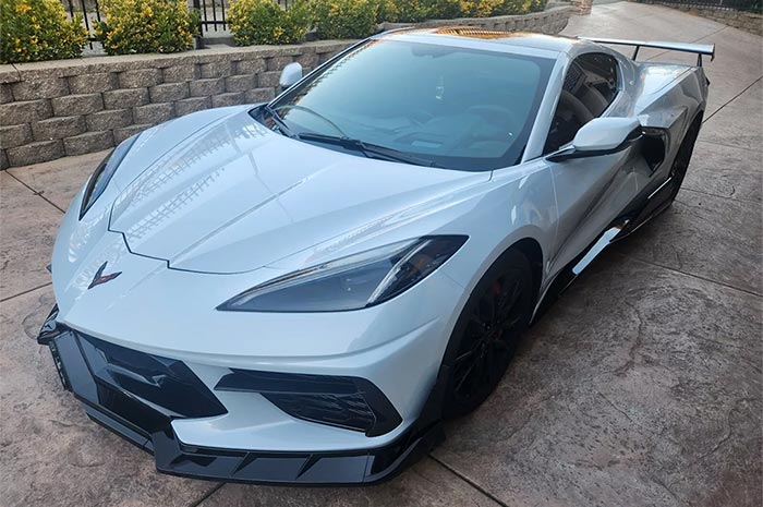 Corvettes for Sale: 2023 Corvette Stingray with Salvage Title Going for $56K or Best Offer