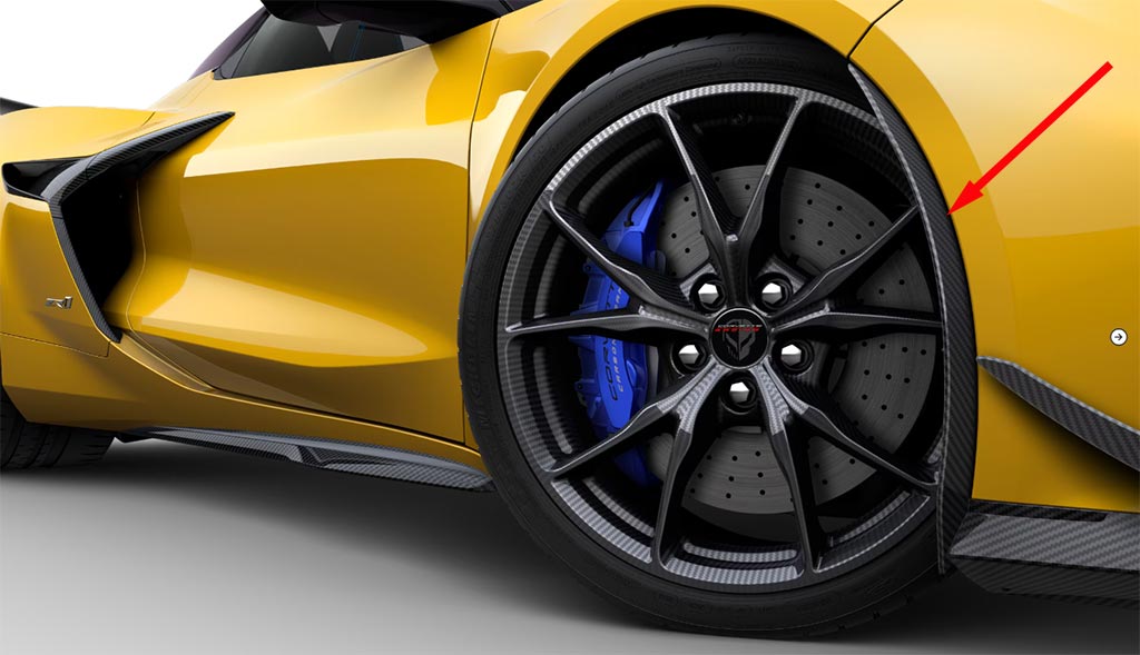 [PICS] 2025 ZR1 Configurator Reveals New Visible Carbon Fiber Flares for the Front Wheels