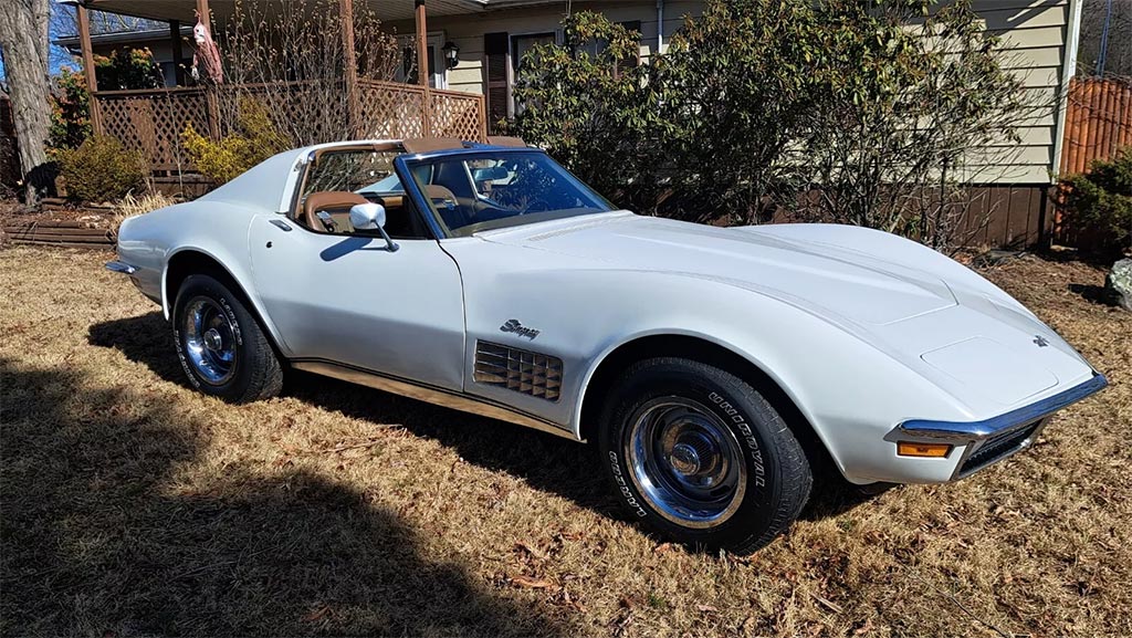 Corvettes for Sale: 85K-Mile 1971 Corvette with Matching Numbers Offered on eBay for $20K