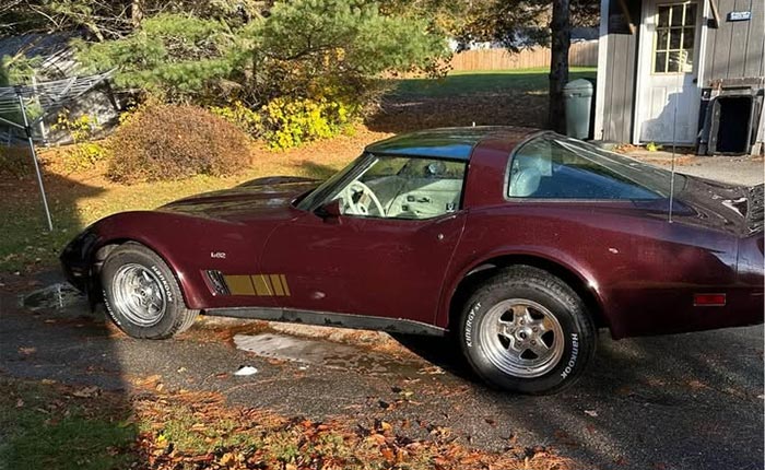 Corvettes for Sale: Take Home This Dark Claret 1980 Corvette for $6K on Facebook Marketplace