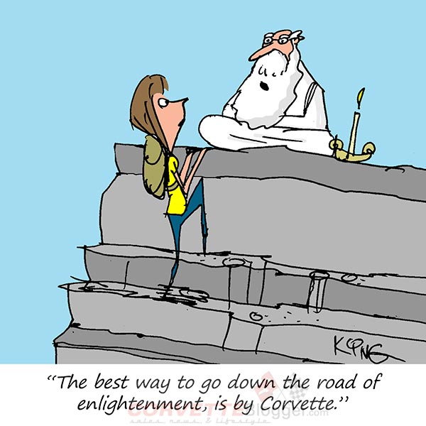 Saturday Morning Corvette Comic: The Road to Enlightenment