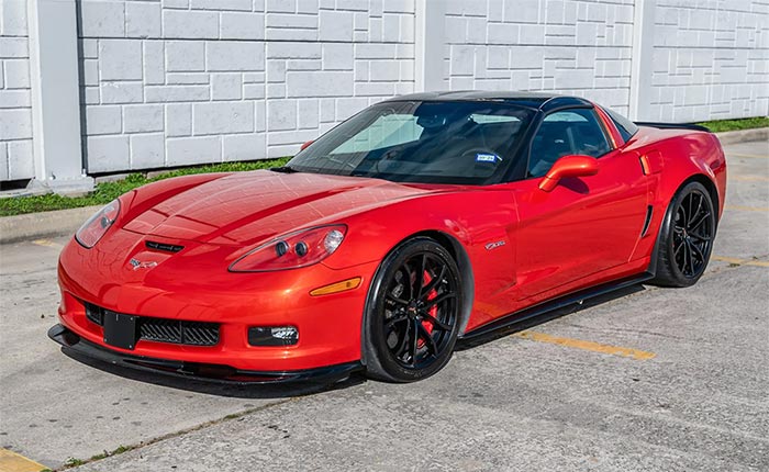 Corvettes for Sale: Inferno Orange 2012 Corvette Z06 with Z07 on Bring a Trailer