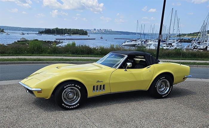 Corvettes for Sale: 1969 Corvette with a 350 V8 and a 4-Speed Manual on Bring a Trailer
