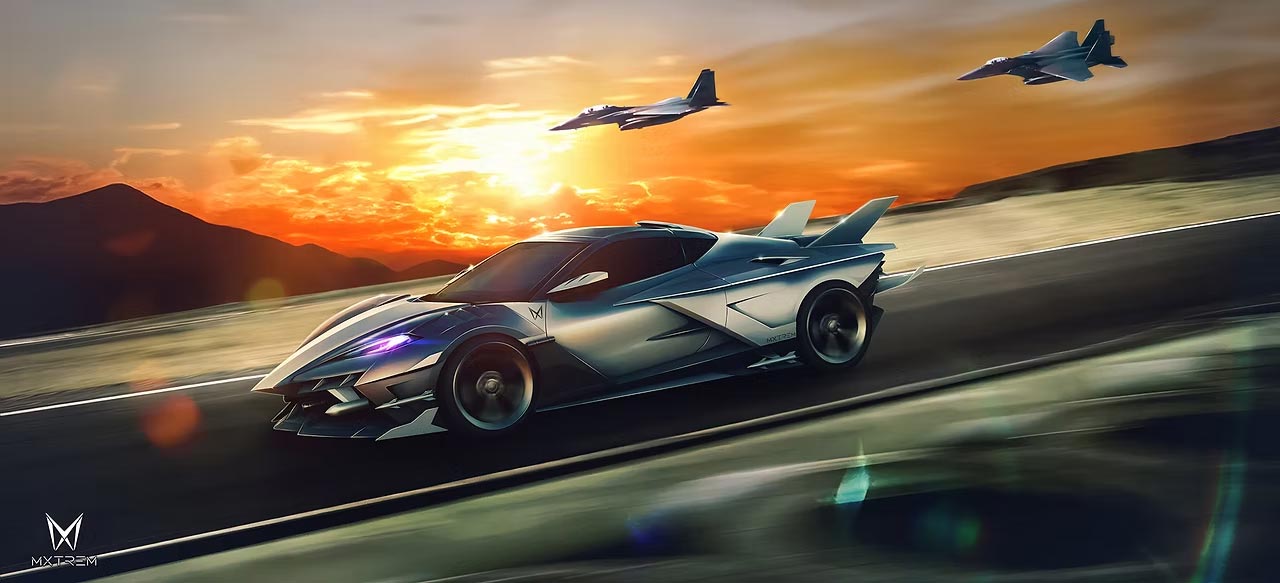 [PICS] The 'Maverick' Fighter Jet Conversion for the C8 Corvette is One of the Strangest Yet