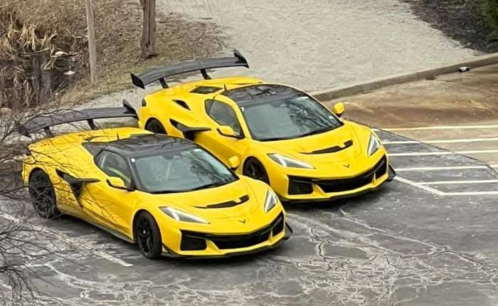 [SPIED] Group of Chevy Engineers Spotted Testing These Colorful C8 Corvette ZR1s