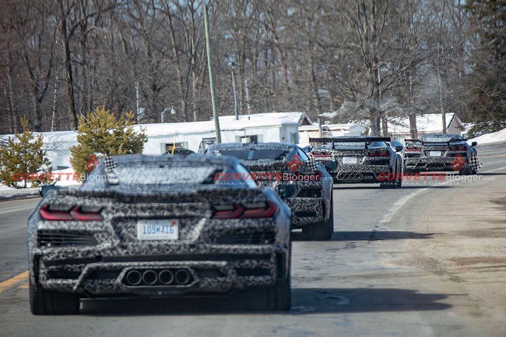 Corvette Prototypes Spied in Michigan