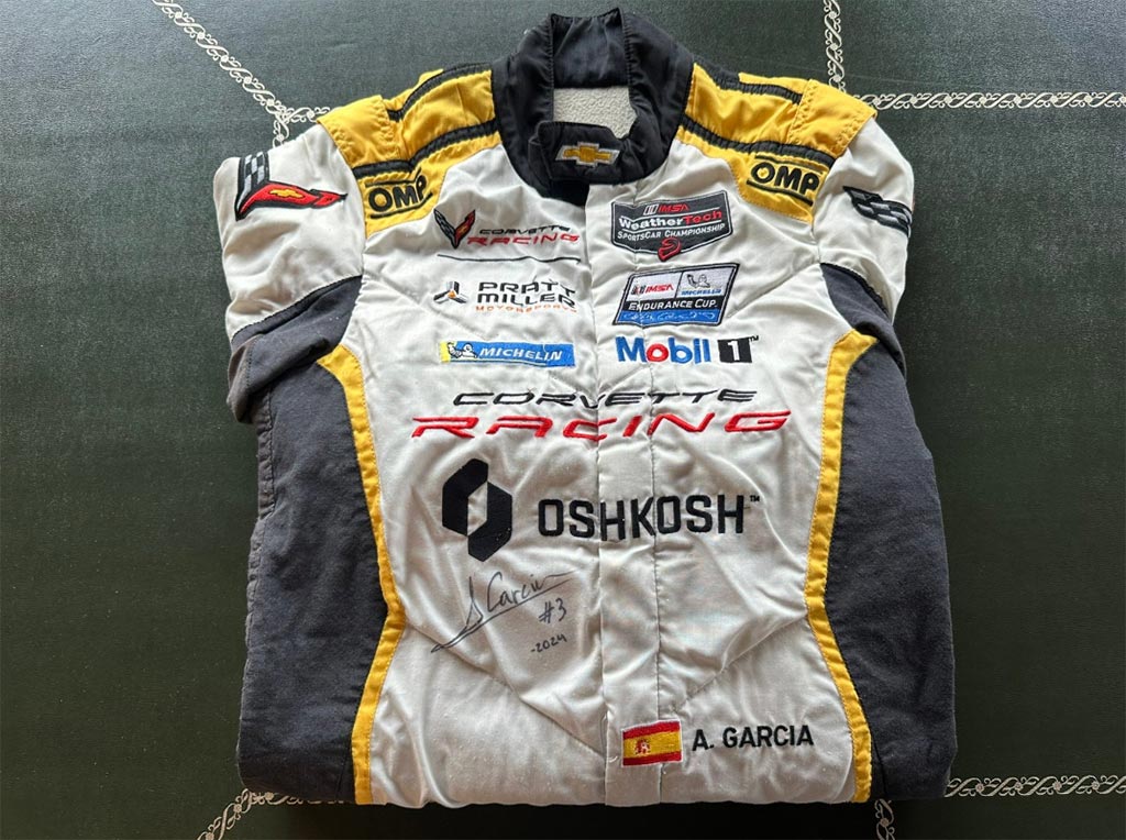 Antonio Garcia Has Donated this Racing Suit to Help Spain's Flood Victims and You Can Win It