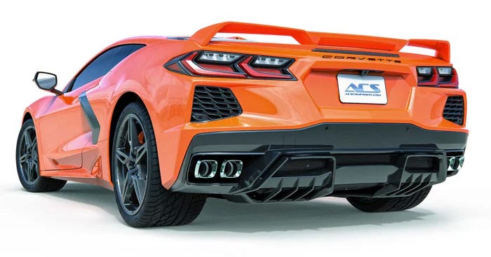 C8 Corvette Stingray Rear Diffuser Insert