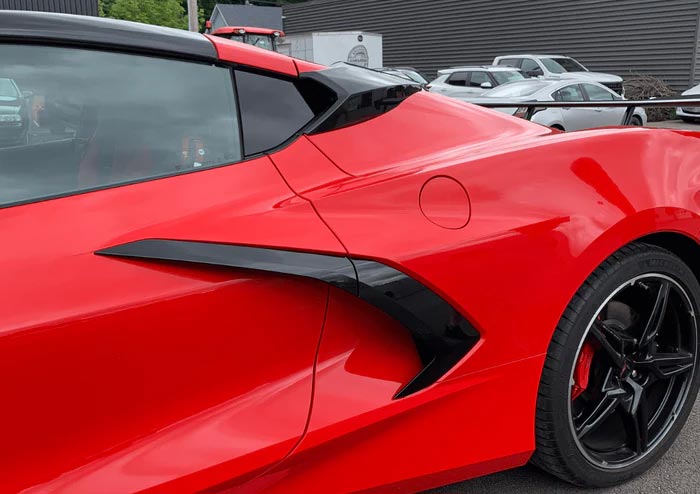 C8 Coupe Rear Intake Ports