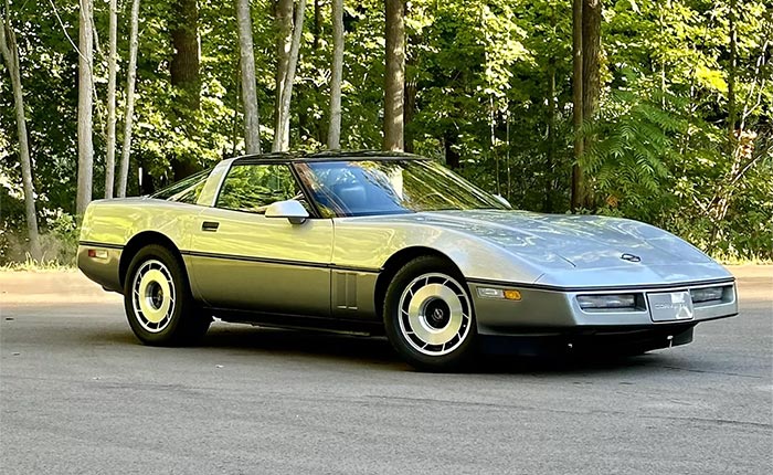 Corvettes for Sale: Rare Two-Tone 1985 Corvette with 19K Miles Offered for $13,200