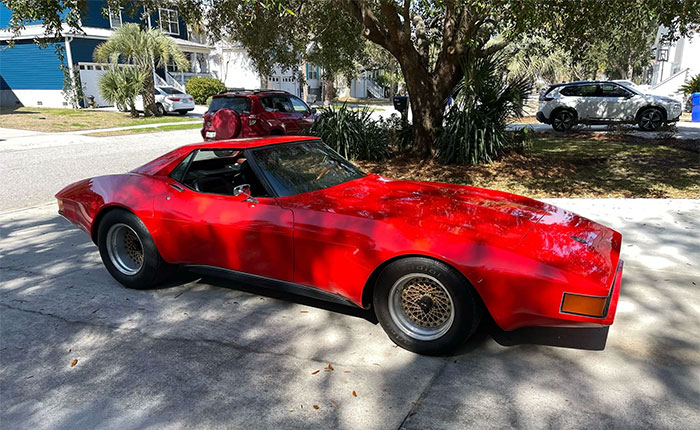 Corvettes for Sale: Unique 1975 Corvette Convertible Design Study Offered at No Reserve