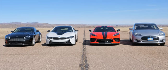 Depreciated Sports Cars (and a Tesla) Battle to Meet a 2020 Corvette Stingray in the Finals