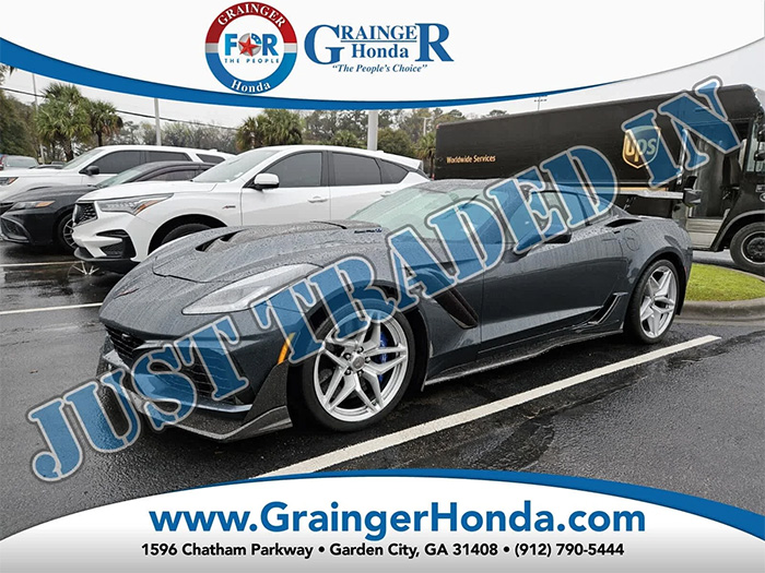 Corvettes for Sale: Somebody Please Rescue This 2019 Corvette ZR1 Traded into a Honda Dealership