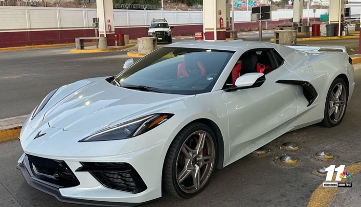 [STOLEN] Car Thief in a C8 Corvette Stingray Makes a 150-MPH Run to the Mexican Border