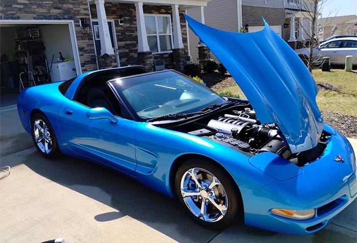 Corvettes for Sale: Rare Nassau Blue 1998 Corvette Offered on Craigslist