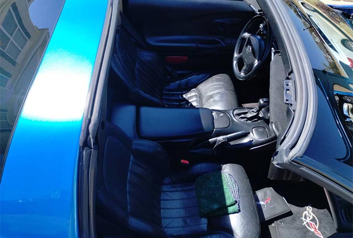 Corvettes for Sale: Rare Nassau Blue 1998 Corvette Offered on Craigslist