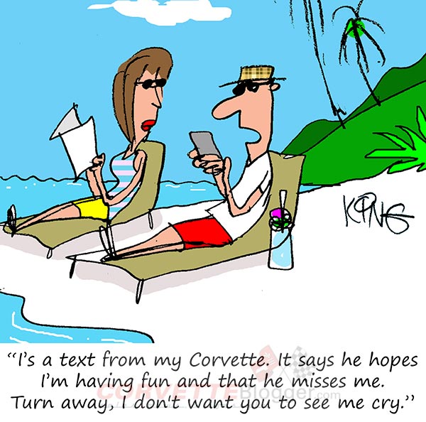 Saturday Morning Corvette Comic: Vacation Time