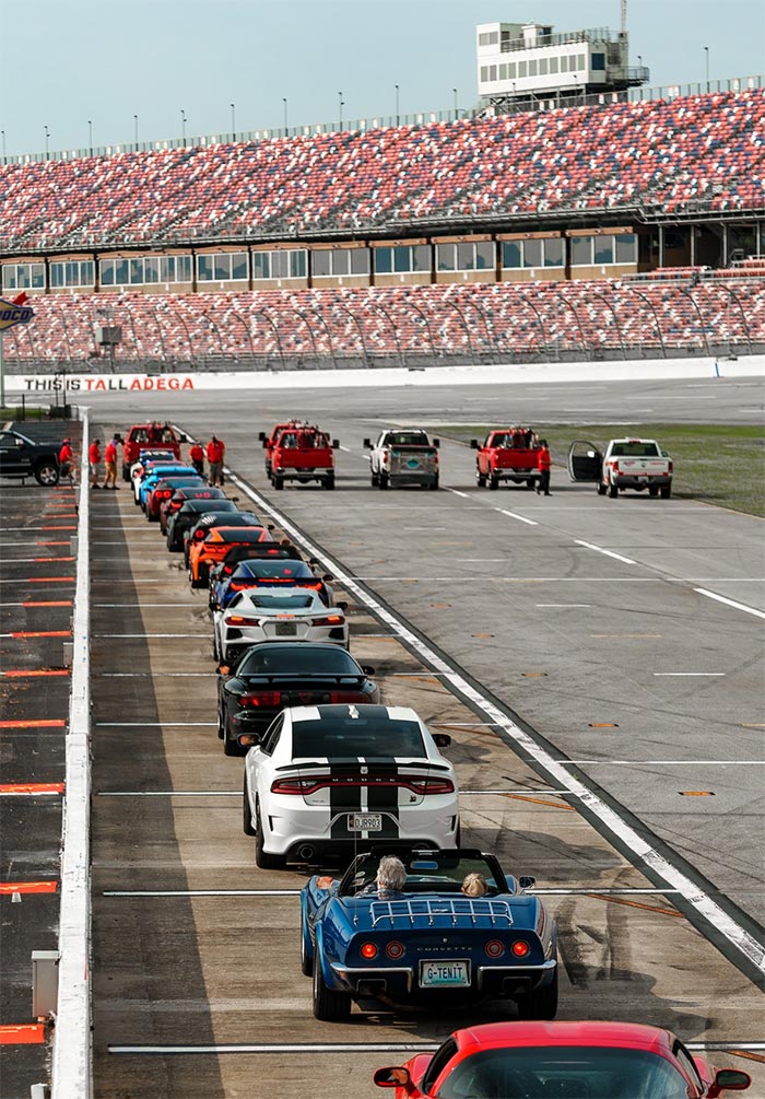 Run Your Corvette on the High Banks of Talladega Superspeedway with Hendrick Driven for Veterans