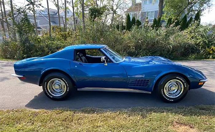 Corvettes for Sale: Numbers Matching 1970 Corvette with a 350/350 and a 4-Speed on Craigslist
