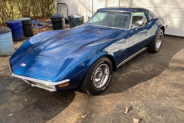 Corvettes for Sale: Numbers Matching 1970 Corvette with a 350/350 and a 4-Speed on Craigslist