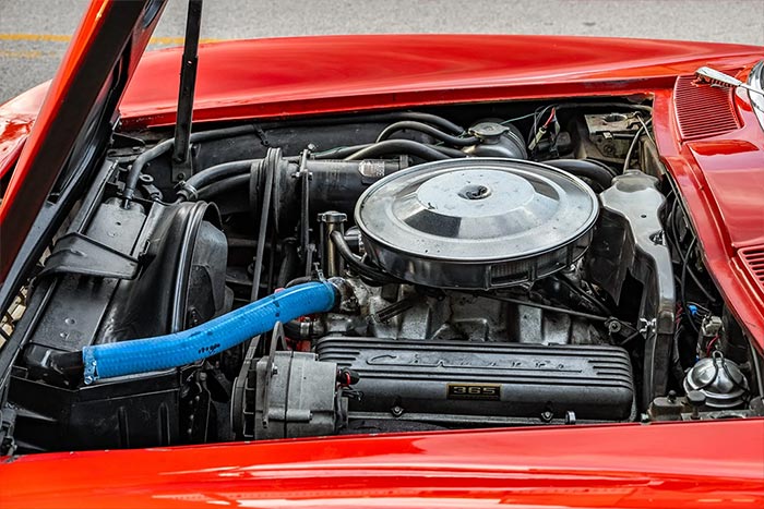 Corvettes for Sale: Red/White 1964 Corvette Convertible Offered on Bring a Trailer