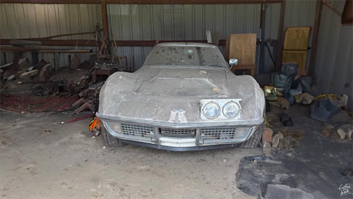 [VIDEO] Dennis Collins Brings Home an Abandoned 1971 Corvette with an LS5 454 ci V8