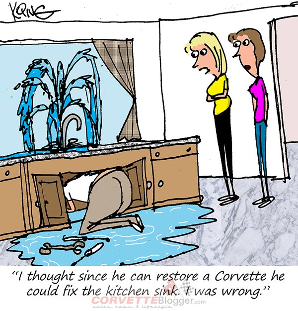 Saturday Morning Corvette Comic: Everything but the Kitchen Sink