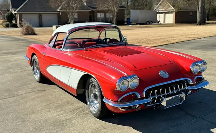 Corvettes for Sale: 383 Stroker-Powered 1958 Corvette Offered on Bring a Trailer