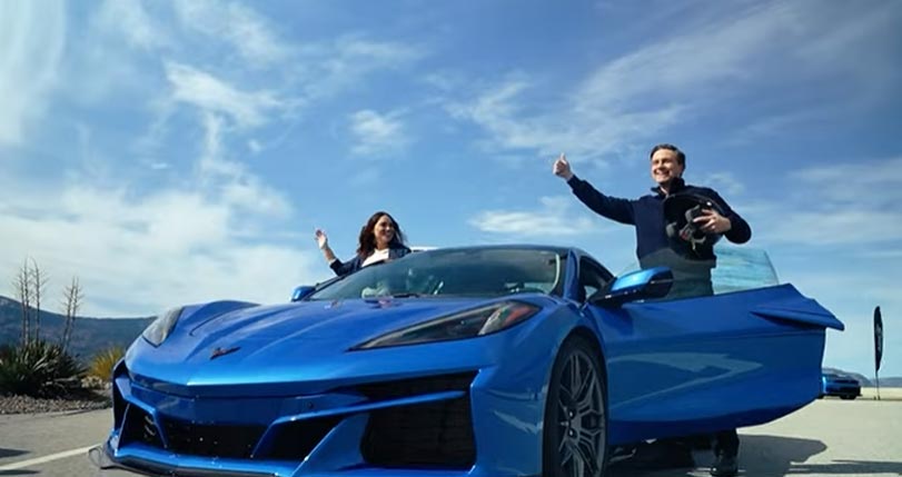 [VIDEO] Canadian Conservative Leader Pierre Poilievre Drives a Corvette Z06 During Campaign Stop