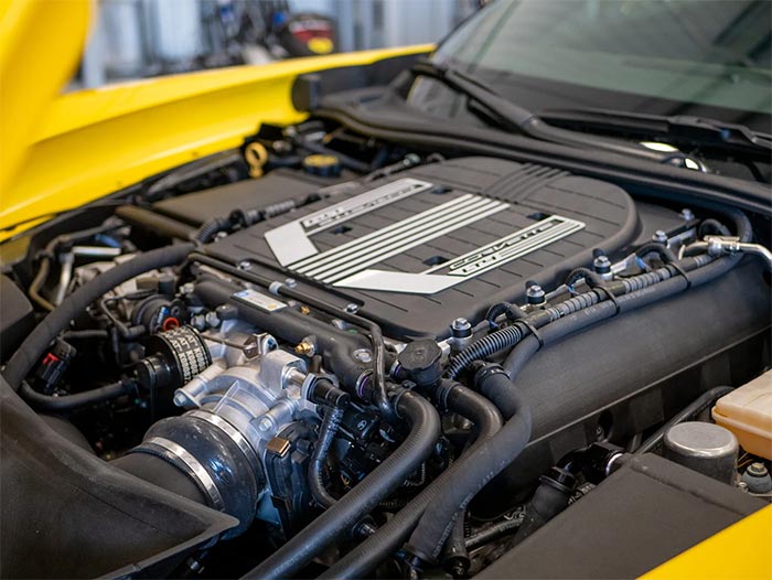 Corvettes for Sale: 1450-Mile 2016 Corvette Z06 C7.R Hennessey HPE800 Offered on BaT