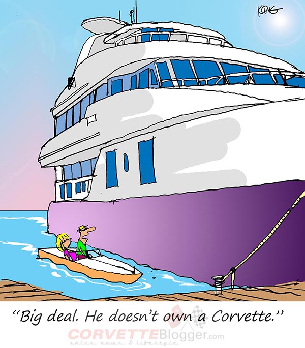 Saturday Morning Corvette Comic: Having Money Doesn't Mean Good Taste