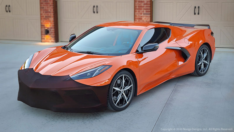 Protect Your Corvette with a NoviStretch Front Bumper Mask