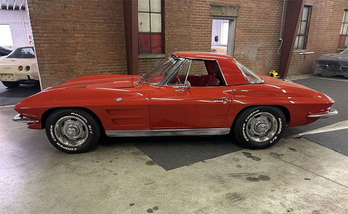 Lot 547: 1963 Red/Red Corvette Convertible