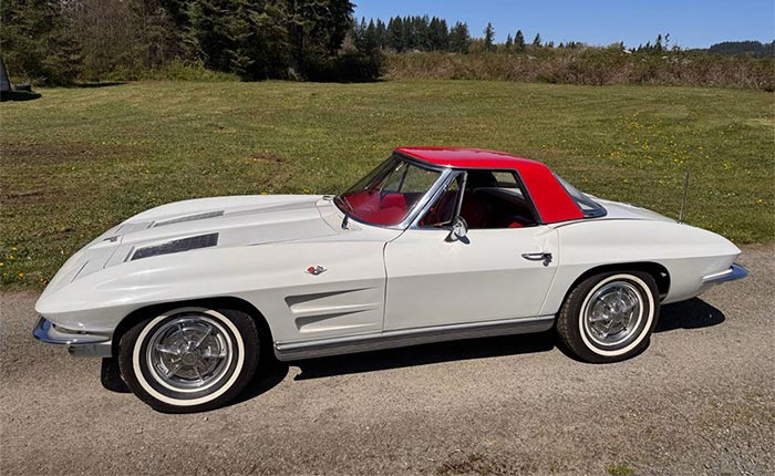 Corvettes for Sale: Original 340-hp 1963 Corvette Convertible with Two Tops